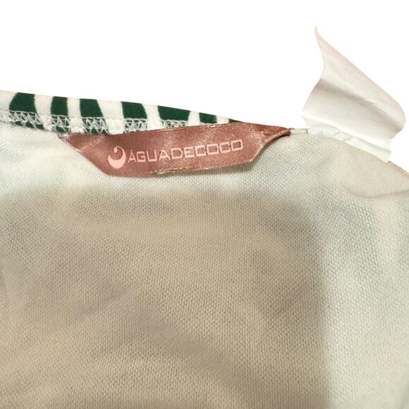 NWT! Agua De Coco Girls 3 Piece Green Coconut Tree Swimwear Cover-up Skirt Size - Picture 5 of 8